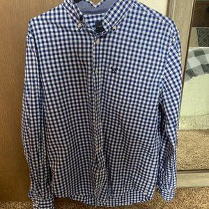 Men Button Down Long Sleeve American Eagle Size S